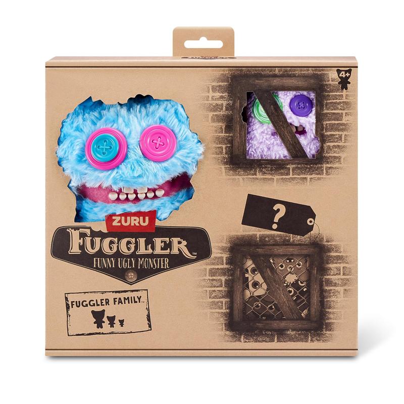 Brinquedo de pelúcia Fuggler Fugg Family da ZURU Funny Ugly